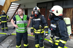 Brand eines Hackschnitzellagers