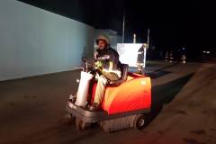 Ölspur auf der Ebenhoch Landesstraße